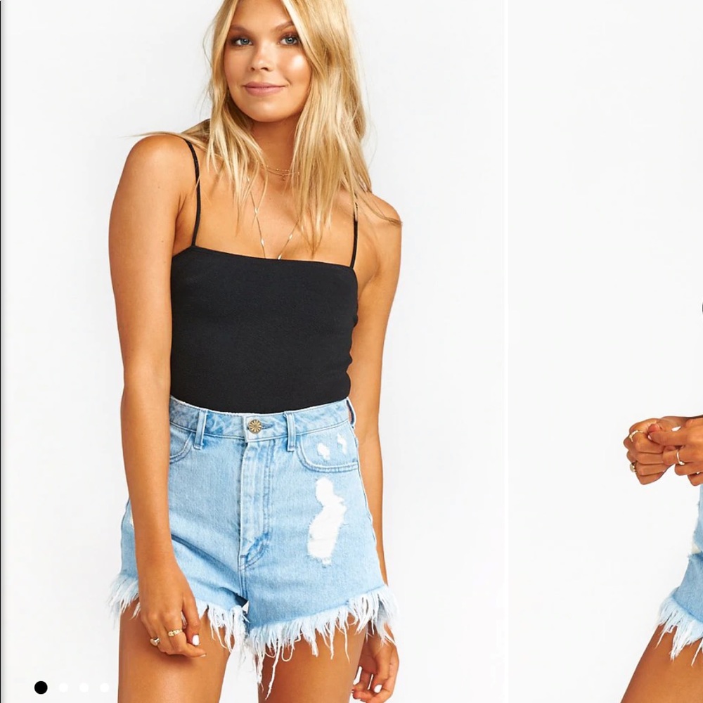 Show Me Your Mumu Denim Short Size 25